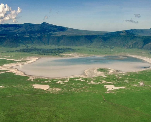 Ngorongoro crater Size